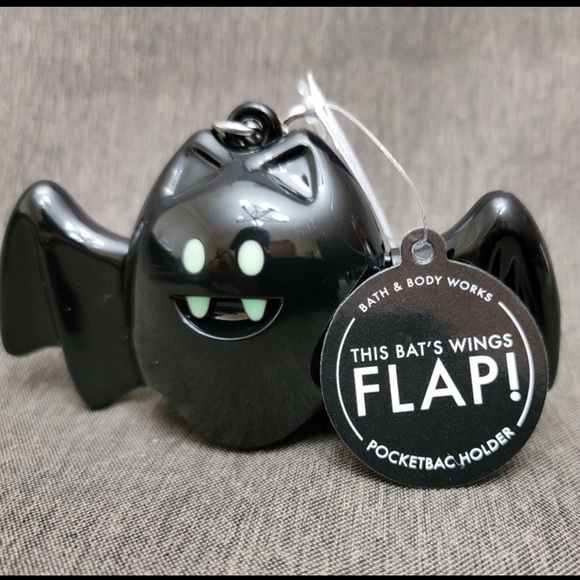 BAT POCKETBAC HOLDER GLOWS IN THE DARK & THE WINGS FLAP - Picture 5 of 6